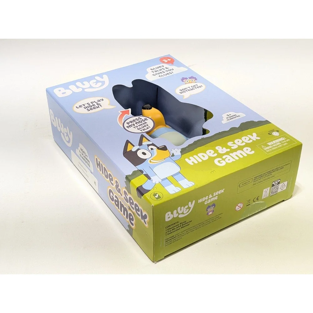 Bluey Hide & Seek Game, Hide Bluey, Bluey Talks & Gives Clues